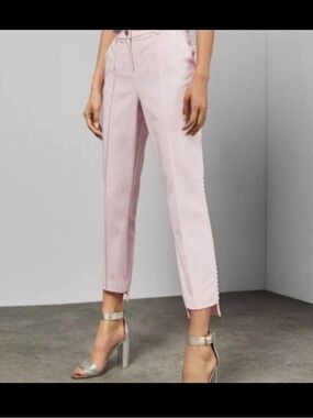 Ted Baker Pale Pink Straight Leg Pants